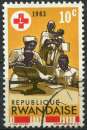 RWANDA 1963 OBLITERE N° 44 Croix-Rouge