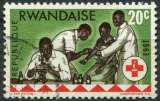 RWANDA 1963 OBLITERE N° 45 Croix-Rouge