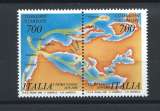 miniature Italie N°1835/36** (MNH) 1990 - 1er voyage de Christophe Colomb