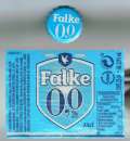 ESPAGNE - CAPSULE ET ÉTIQUETTE DE BIÈRE FALKE 0,0%.