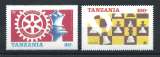 miniature Tanzanie N°275/76** (MNH) 1986 - Championnats du monde d'échecs à Londres et Leningrad