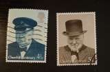 miniature GB 1974 Churchill YT 735-736