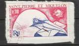 Saint-Pierre-et-Miquelon   Centenaire UPU YT435 o sur fragment  