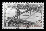 miniature France 1967 - Y&T 1524 (o) - Le grand pont de Bordeauxx