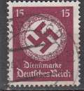 miniature Allemagne 1942  Y&T  service 134  oblitéré