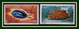 Nouvelle Calédonie N° PA 77 + 78 *  (cote 21,30 €) 1965 poisson...