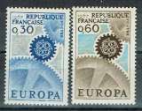 FRANCE 1967 - YT 1521 1522 MNH EUROPA.