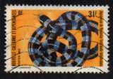 Nouvelle Calédonie  N° 475 Obl. Serpent 1983 Tricot rayé
