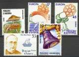 Andorre Espagnol 1986 177/181 année complète poste  neufs ** TB MNH cote 5.1