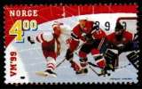 miniature Norvege 1999 YT 1267 Obl Championnat du monde hockey sur glace