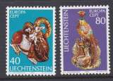 miniature Liechtenstein 1976 585-86 ** Europa Artisanat Céramiques du Prince Jean de Liechtenstein Mouflon 