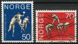 miniature NORVEGE 1970 OBLITERE N° 573 574