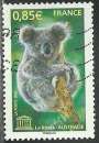 Timbre de service 2007 - UNESCO - Koala - N° 139 oblitéré