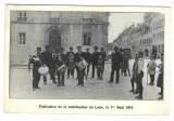 cpa Suisse Le Locle Publication de la mobilisation le 1er Août 1914