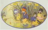 miniature CPSM ILLUSTRATRICE MOLLY BRETT : CHATS A LA PÊCHE