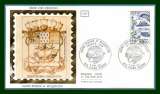 Saint Pierre et Miquelon FDC soie N° 2193 pêche carte bateau poisson voilier