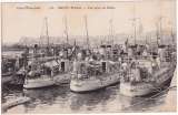 CPA 35 Saint Malo - Vue prise du bassin, bateaux militaires - non circulée