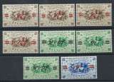 Réunion N°252/59** (MNH) 1945 - Série de Londres surchargé