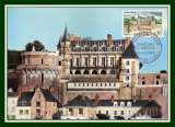 Carte Maximum N° 1389 Château d'Amboise 1963 