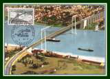 Carte Maximum N° 1524 Grand Pont de Bordeaux 1967 