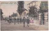 miniature CPA 95 Franconville - Fête de la Gare, rue de la Station, le défilé - circulée en 1918