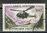 FRANCE 1957/59 - YT PA 37 OBLITÉRÉ. 