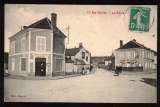 miniature France CPA Ezy( Eure ) la poste  et manufacture de peignes Latouche Fils  format 9 X 14