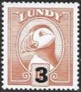 miniature Grande Bretagne - Île de LUNDY -  1961 - ** - MNH  très très rare ( émission régionale )