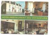 cpm 35 Maure-de-Bretagne hôtel restaurant des Voyageurs multivues