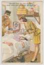 miniature CPA HUMOUR MILITARIA - ILLUSTRATEUR CARRIERE N° 759 - SOLDAT MALADE INFIRMIERE TOURNE DISQUE