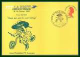  Entier env. repiqué Liberté 1985 Obl. BT CLERMONT FERRAND 7é Festival Court Métrage Cinéma 