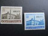 miniature trieste y & t  186 & 187  * 1954