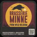 miniature Belgique SB Sous Bock Beermat Brasserie Minne From Wild Belgium