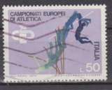 Italie 1974 YT 1181 Obl Championnat d'Europe Athlétisme