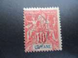 guyane y & t 44 obl 1900