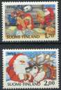 miniature FINLANDE 1990 NEUF** MNH N° 1090 1091 Noël
