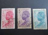 cote-  d' ivoire y & t 109 ,112, 113 obl 1936