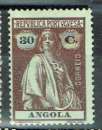 PORTUGAL ANGOLA 1914 - YT 154A MH D 15X14.