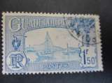 guadeloupe  y & t entre 117 obl 1928