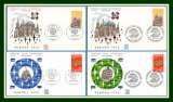 FDC N° 1714 1715 Europa Paris + Strasbourg 1972 (c 7,50 €)