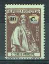 PT ST THOMAS & PRINCE 1914 - YT 213B MH DENT. 15X14.