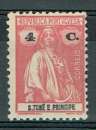 PT ST THOMAS & PRINCE 1922 - YT 253 MH DENT. 12X11 1/2.