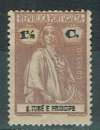 PT ST THOMAS & PRINCE 1914 - YT 204B MH DENT. 15X14.