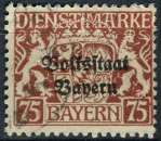 Allemagne Bavière 1919 oblitéré SERVICE N° 41