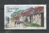 Suède 2003 - YT n° 2335 - Rue de village avec vache