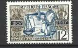France 1957 - y & t : 1107 - Cour des comptes 