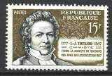 miniature france 1957 - y & t : 1139 - célébrités : Thénard - 