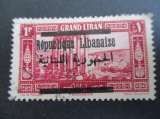 grand - liban y & t 101 obl 1928