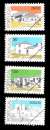 Portugal Yvert N°1758 à 1761 Oblitéré 1988 Maisons portuguaise