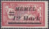 Memel 1922 N° 75 MH Merson surchargé (H40) 
